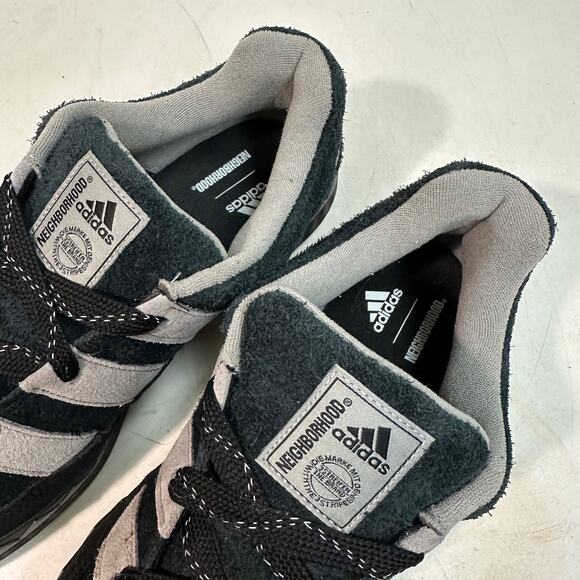 WORN TWICE Neighborhood x adidas Adimatic ‘Black’ Suede Skate Streetwear 12 main image 13